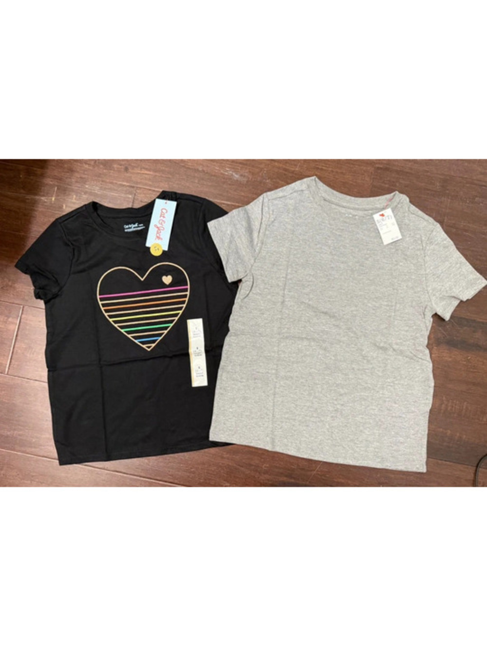 2 Pack New Cat & Jack Size 6/7 Tees